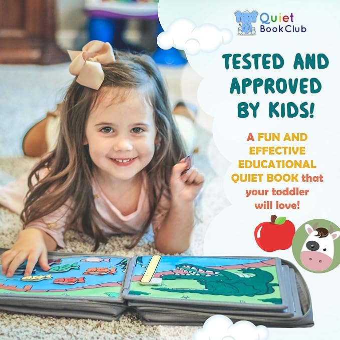 My Preschool Busy Book Montessori Busy Book, Preschool Busy Book, Airplane Travel Essentials & Road Trip Activities