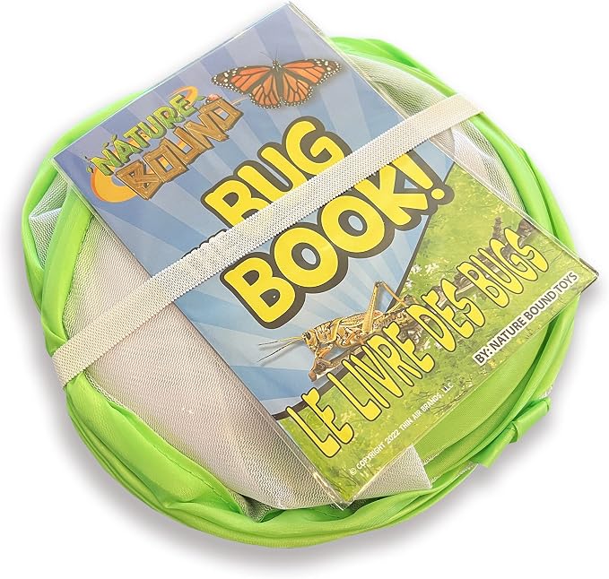 Nature Bound Butterfly Growing Kit - Live Caterpillar to Butterfly Project for Kids - Includes Voucher for Caterpillars, Green Pop-Up Enclosure, and STEM Learning Guide