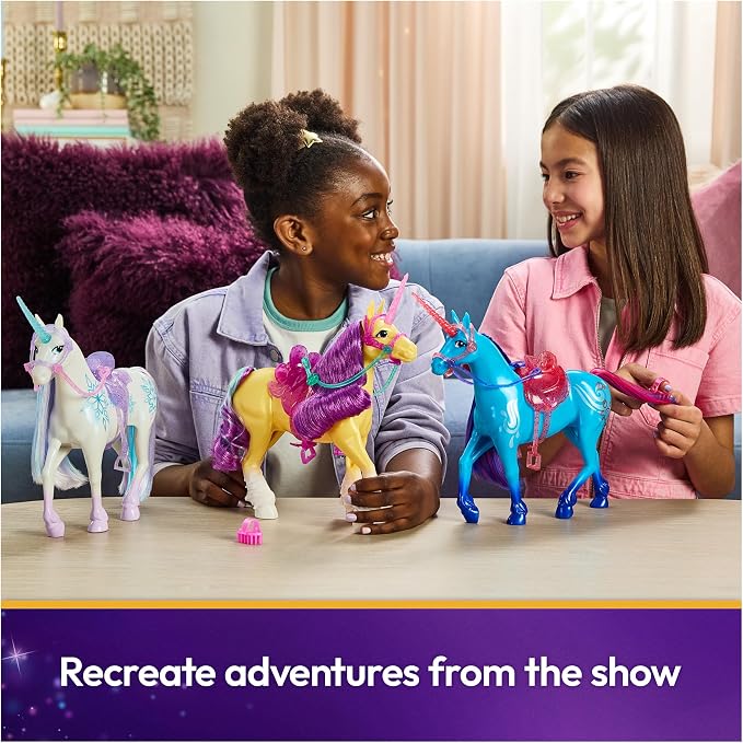 Unicorn Academy 11-inch Leaf Figure, Dolls & Unicorn Toys, Ages 4+ | Power of Friendship, Poseable Head, Brushable Mane & Tail, Recreate Show Moments, Storytelling Play, Birthday Gifts for Girls