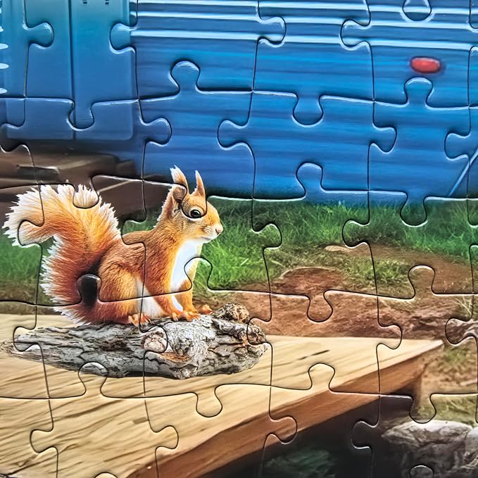 300 Pieces Puzzles for Adults - Jigsaw Puzzles for Kids - Forest Bear Adventure