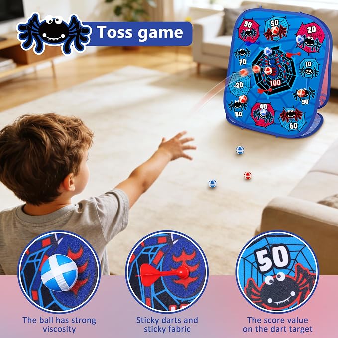 Animal Bean Bag Toss Game Toy Outdoor Toss Game | Family Party Party Supplies for Kids, Gift for Boys Birthday or Christmas for Toddlers Ages 3 4 5 6 Year Old