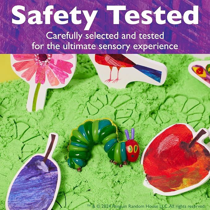 Creativity for Kids The Very Hungry Caterpillar Sensory Bin - Toddler Sensory Toys from The World of Eric Carle Books, Preschool Learning Activities and Fine Motor Toys for Toddlers (Ages 3+)