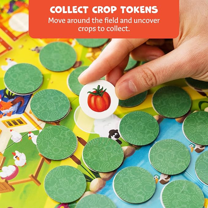 It’s a Fun Farm Day – Cooperative Board Game for Kids Ages 5–10 | Teamwork, Strategy & Memory Game for Elementary Kids, Classrooms & Family Night