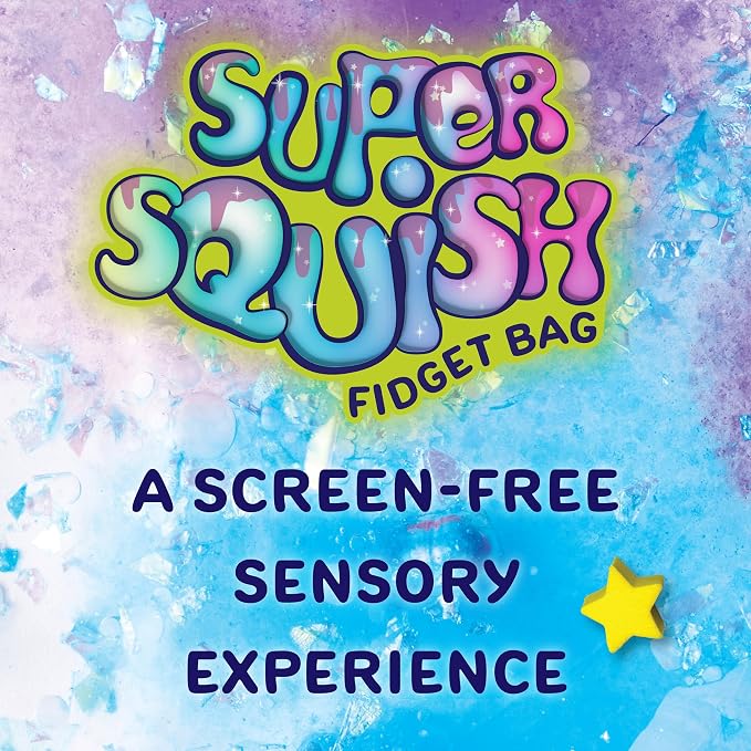 Creativity for Kids Super Squish Fidget Bag: Outer Space - DIY Craft Kits for Boys and Girls, Sensory Toys, Galaxy Slime Space Toys and Gifts for Kids (Ages 6+)