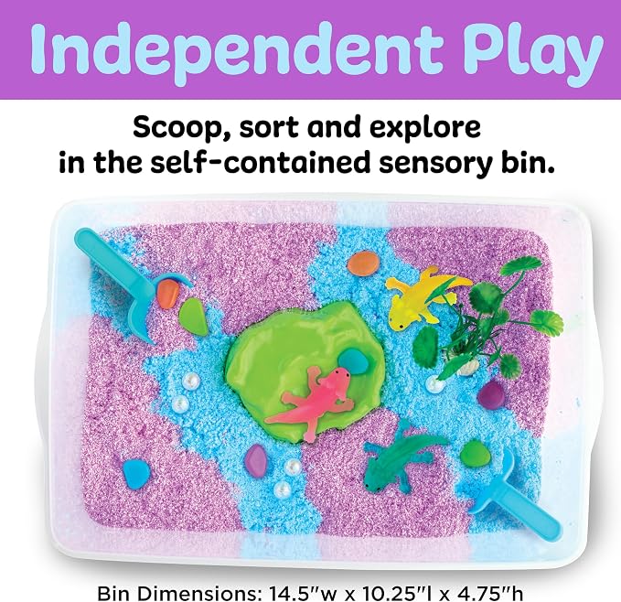 Creativity for Kids Sensory Bin: Axolotl | Hands-On Activity with Wiggly Foam, Figures & Tools | Encourages Fine Motor Skills, Creativity & Calm (Ages 3+)