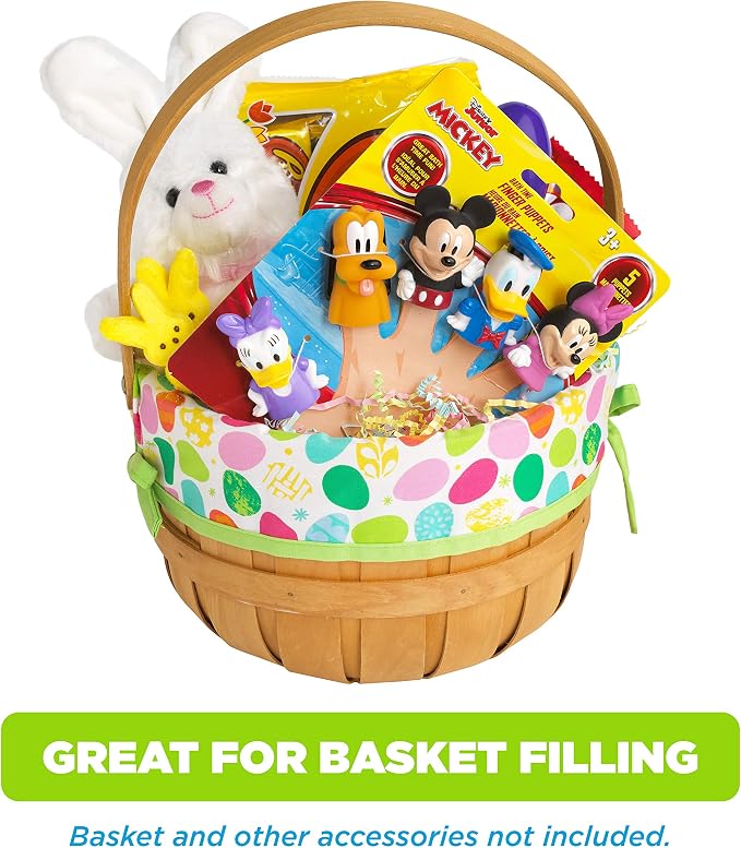 Disney Mickey Mouse & Friends Finger Puppets - Party Favors, Educational, Bath Toys (Pack of 12)