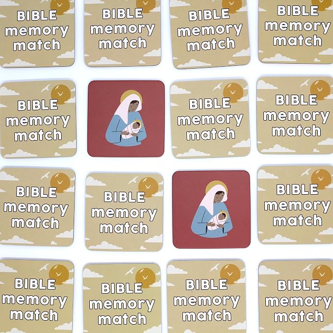 Good Ground Toddler Matching Memory Match Game | Fun & Fast Gifts for Boys & Girls Ages 3 to 7 - Christain Preschool Homeschool Biblical Bible Themed Card Game