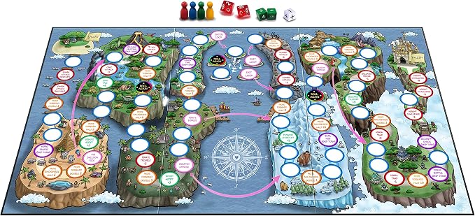 Mathemagical World - Addition & Subtraction Math Board Game for Kids, 2-4 players, Ages 5+ and Perfect for Homeschool, Kindergarten, Pre-k, and Gifted & Talented Prep