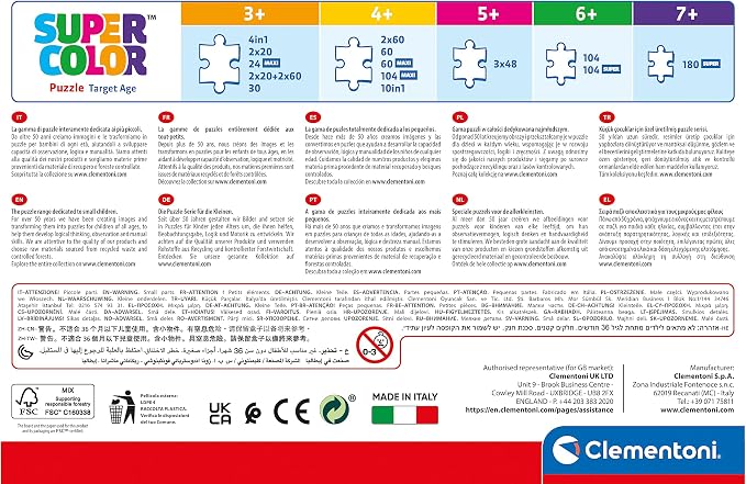 Clementoni - 27171 - Supercolor Puzzle Bluey - 104 Pieces - Jigsaw Puzzle for Kids Age 6 - Made in Italy
