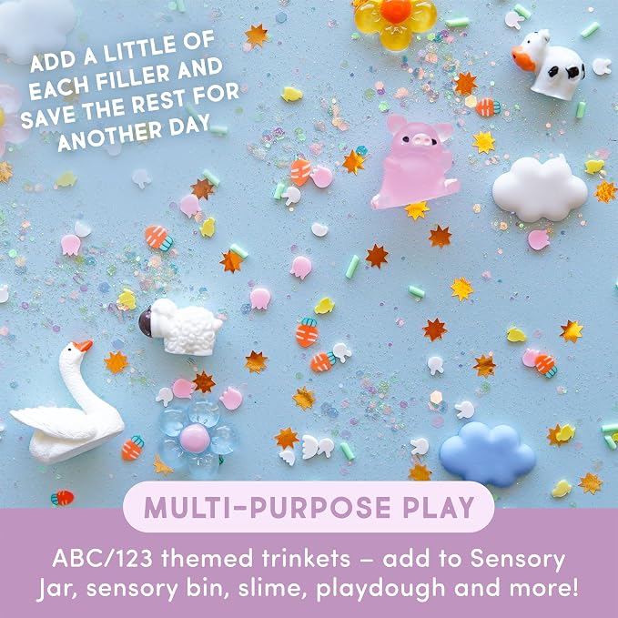 Glo Pals Play Pack Bundle, Jar, Light Up Cubes & Fillers, Glows Green | Pippa Character Water-Activated Bath Toy Cubes Glow Green, Light-Up Sensory Jar, Barnyard Themed Fun Fillers