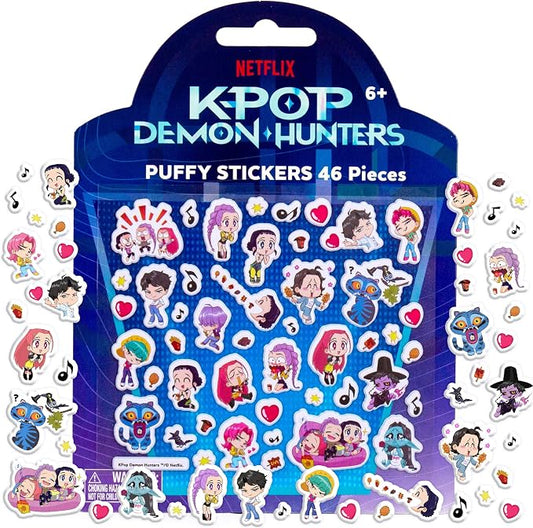 Horizon Group USA Puffy Sticker Playset for Kids, Kpop Demon Hunters