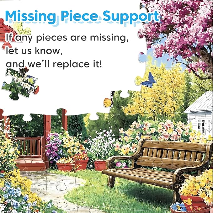 4 Pack 100 Piece Puzzles for Seniors, Four Seasons Jigsaw Puzzles | Elderly Large Piece Puzzle for Adults & Kids Ages 4-6 6-8 8-10, Easy Beginner Puzzle Family Educational Toy Gift