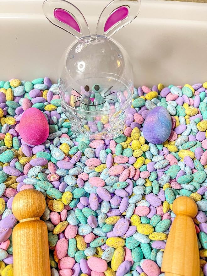 Kids Sensory Bins Montessori Sensory bin, Sensory Toys, Sensory Bins, Sensory Bin for Preschoolers (Pastel Bunny)