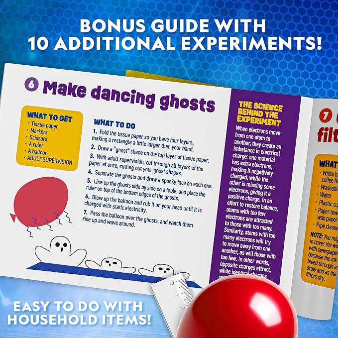 National Geographic Gross Science Kit Chemistry Toy for Ages 8-12 | Brain Dissection, Boiling Boogers, Gooey Guts and Slime, Gross Chemistry Experiments, STEM Projects, Birthday Gift
