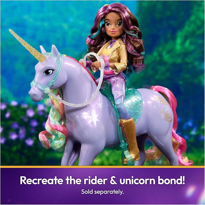 Unicorn Academy 11-inch Wildstar Figure, Dolls & Unicorn Toys, Ages 4+ | Power of Friendship, Poseable Head, Brushable Mane & Tail, Recreate Show Moments, Storytelling Play, Birthday Gifts for Girls