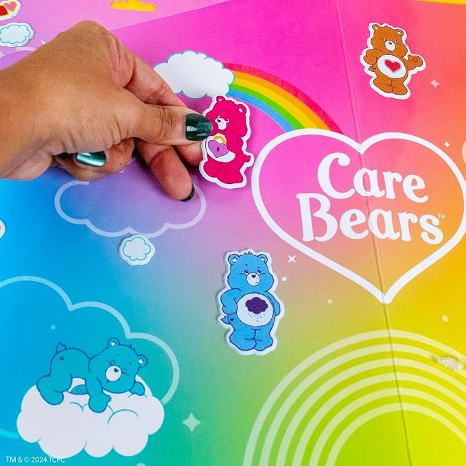 Horizon Group USA Puffy Sticker Playset for Kids, Care Bears