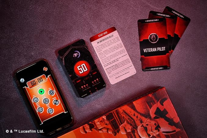 Asmodee Star Wars UNLOCK! The Escape Game - Embark on Epic Escape Room Adventures in a Galaxy Far, Far Away, Cooperative Game for Kids & Adults, Ages 10+, 1-6 Players, 1 Hour Playtime