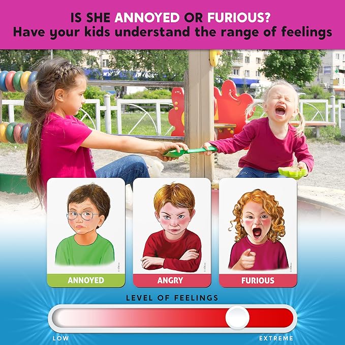 SkillEase Happy or Not, Bingo Emotions and Feelings Activity for Social Skills, Social Emotional Learning Activities, Therapy and Counseling Game for Kids, Speech Therapy Autism Game,