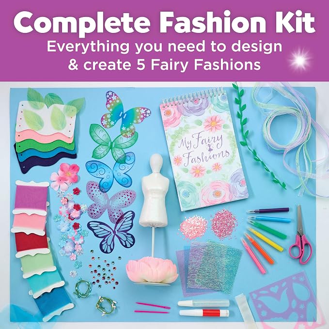 Creativity for Kids Designed by You Fairy Fashions - Create Your Own Doll Clothes (Ages 8+)