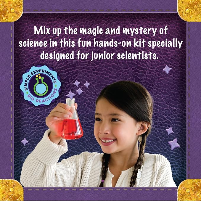 MindWare Junior Science Academy: Magic Potion Science Chemistry Set – 5 Amazing Beginning Kids Science Experiments for Kids Ages 4 & Up – Fun Science Lessons for Home or School