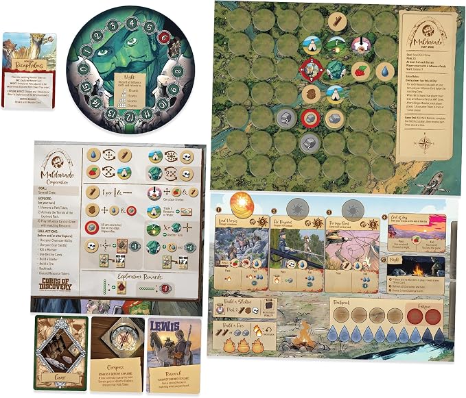 Corps of Discovery: Maldonado Expansion | Hidden Traitor & Cooperative Modes for the Adventure Board Game, 2–4 Players, Ages 14+