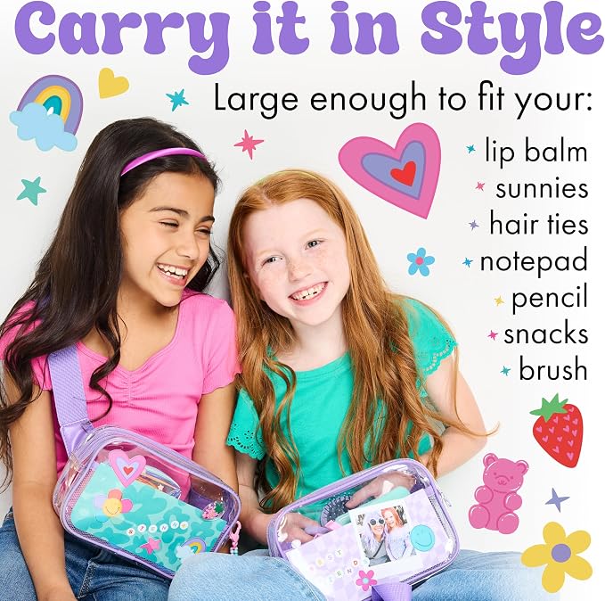 Creativity for Kids Chic Boutique Belt Bag: DIY Girls Art & Craft Kit, Girls Toys Age 6-8+, Crafts and Cute Stuff for Girls, Birthday Gifts for Girls