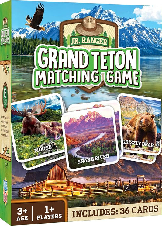 MasterPieces Kids Games - Grand Teton Matching Game - Game for Kids and Family - Laugh and Learn
