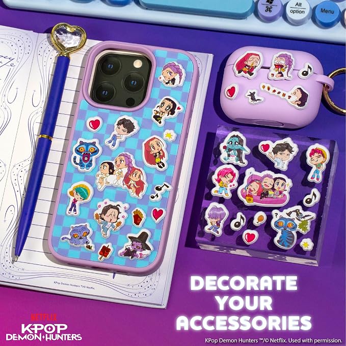 Horizon Group USA Puffy Sticker Playset for Kids, Kpop Demon Hunters