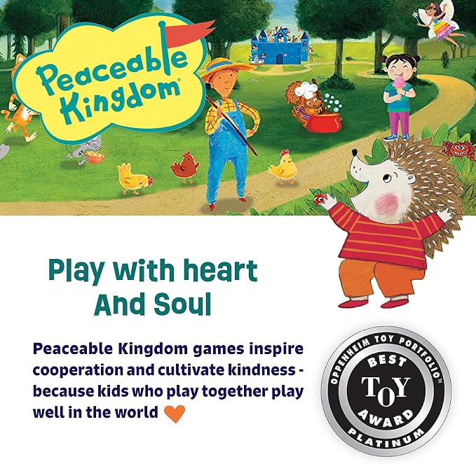 Peaceable Kingdom Sunny and Stormy Day Book and Game | A cooperative game where players team up to win together. Ages 3+.