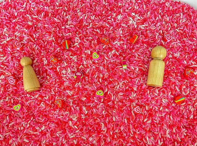 Kids Sensory Bins Montessori Sensory bin, Sensory Toys, Sensory Bins, Sensory Bin for Preschoolers (Valentine Day Measuring Cups)