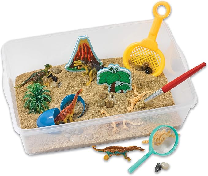 Creativity for Kids Sensory Bin: Dinosaur Dig - Toddler Sensory Toys, Sensory Bin Filler and Toddler Activities for Boys and Girls, Dinosaur Toys for Kids Ages 3-5+