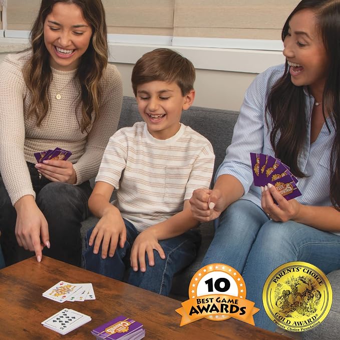 Five Crowns Rummy Style Card Game for Kids and Adults, Family Game Night | Family Game Night, Travel Games, Screen-Free, Holiday Game, Playing Cards, Award-Winning
