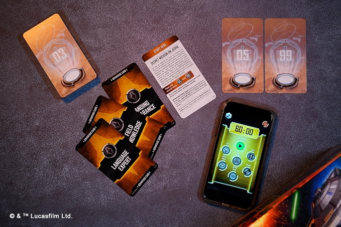 Asmodee Star Wars UNLOCK! The Escape Game - Embark on Epic Escape Room Adventures in a Galaxy Far, Far Away, Cooperative Game for Kids & Adults, Ages 10+, 1-6 Players, 1 Hour Playtime