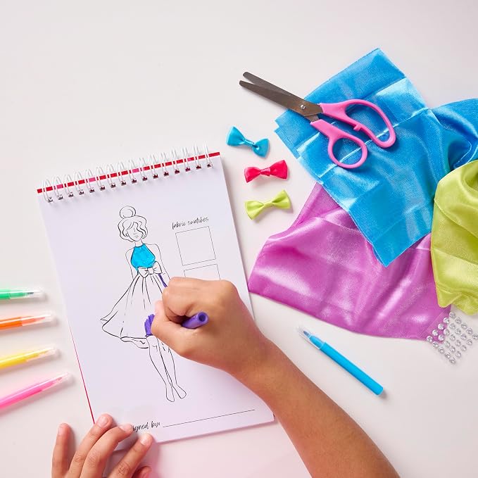 Creativity for Kids Designed by You Fashion Studio: DIY Fashion Designer Craft Kit for Girls, Dress Design Toy & Sewing Set for Kids, Gifts and Toys for Girls (Ages 9+)