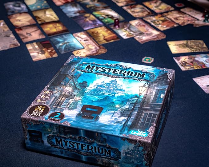 Mysterium Board Game (2025 Refresh) | Cooperative Psychic Mystery Game, Updated Components & New Cards for Family Kids & Adults, Ages 10+, 3-7 Players, 45 Mins