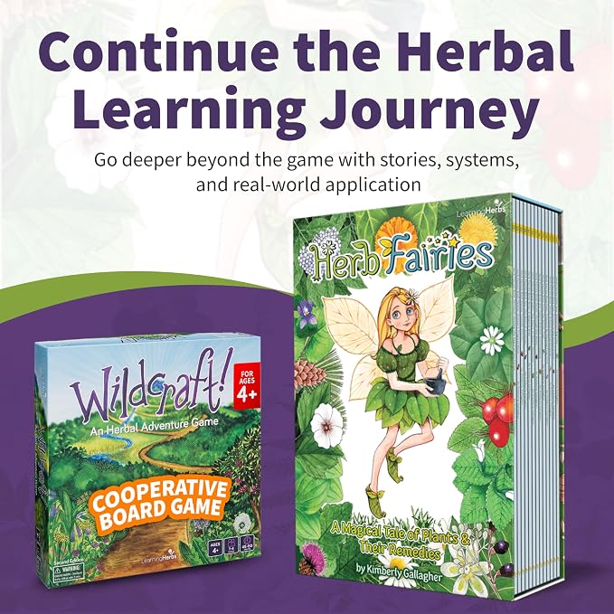 Herb Fairies 13 Plant Story Books Set, Includes a Digital Learning System | Fairy Books for Kids, Children’s Books About Fairies, Audiobooks, Crafts, Printables & Games, Interactive Educational Stories