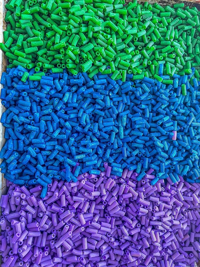 4 Cups of Rainbow Pasta Sensory Bin Filler for Sensory Table (Pack of 3)