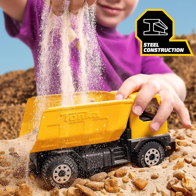 Tonka - Steel Classics Giga Series - Dump Truck & Excavator, 2-Pack - Amazon Exclusive