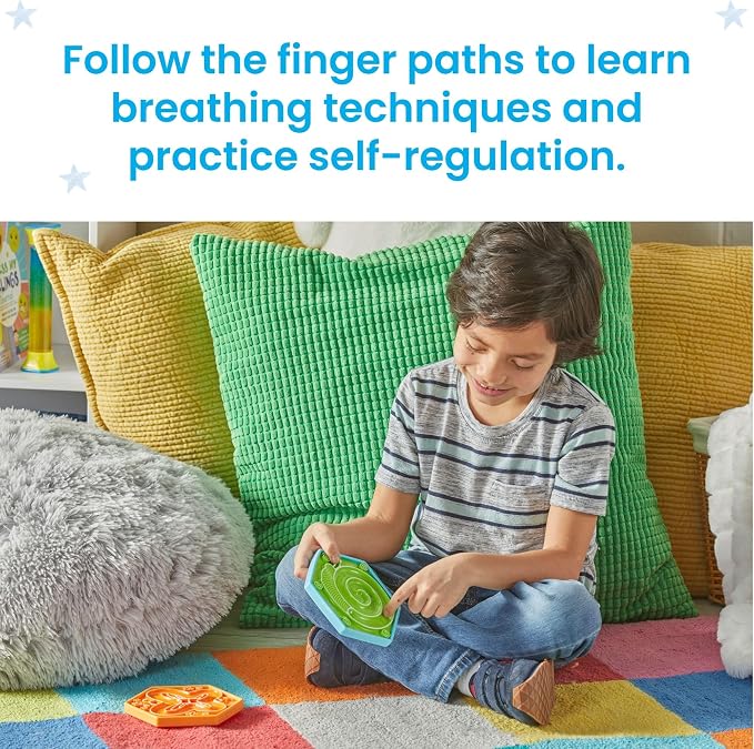 hand2mind Mindful Maze Garden Pack, Tactile Sensory Toys for Toddlers, Calm Down Corner Supplies, Mindfulness for Kids, Occupational Therapy Toys, Quiet Fidgets for Classroom, for Kids