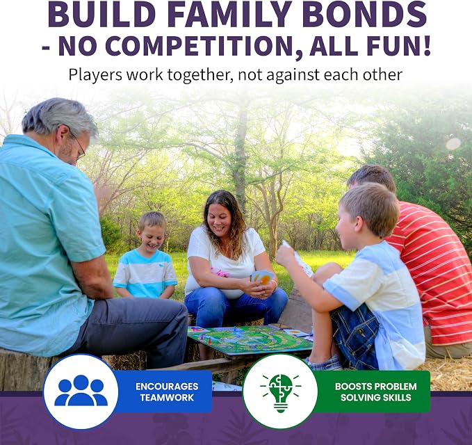 Wildcraft! Cooperative Board Game, Learn 25 Herbs, Family Game for Kids 4+ | Herbal Learning Game for Homeschool & Classroom Activities & More, Educational Board Game for Kids 4+ with Bonus Printables