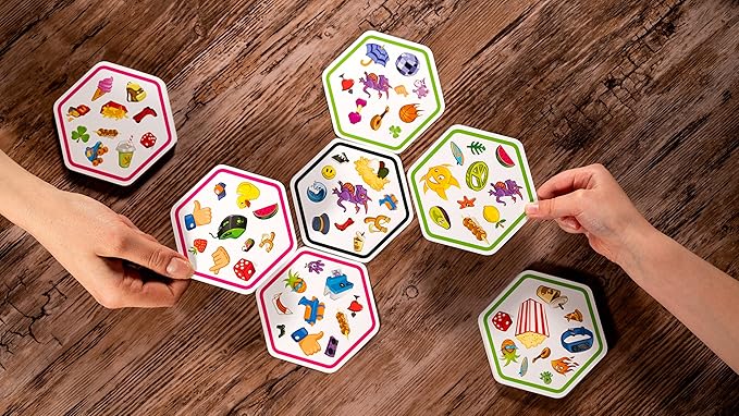 Asmodee Spot It! Connect - Fast-Paced Team Matching Game, Quick Reflexes, Fun for Game Night with Family and Friends, Great for Kids & Adults, Ages 8+, 2-8 Players, 15 Minute Playtime | Match symbols to connect four cards in a row. Ages 8+, 2-8 players...