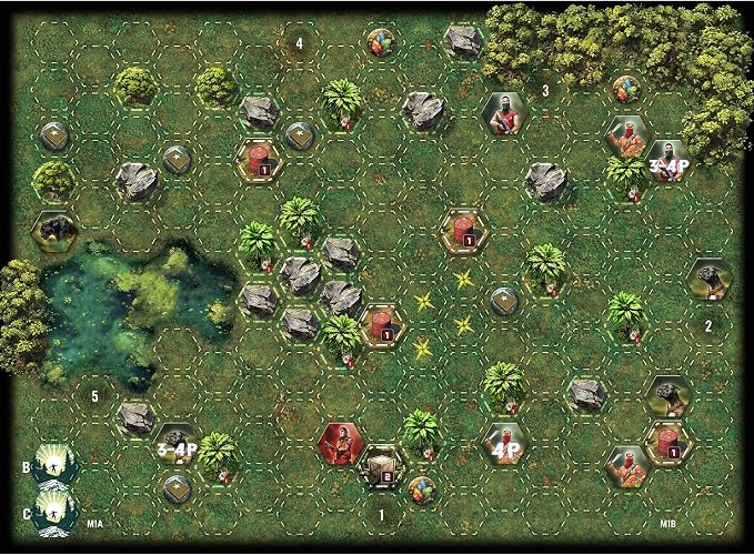 Funforge Far Cry Cooperative Combat Strategy Board Game - Escape from Rook Islands with Solo & Multiplayer Scenarios, Ages 14+, 1-4 Players