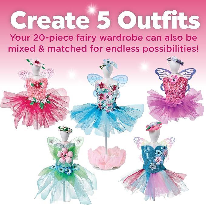 Creativity for Kids Designed by You Fairy Fashions - Create Your Own Doll Clothes (Ages 8+)