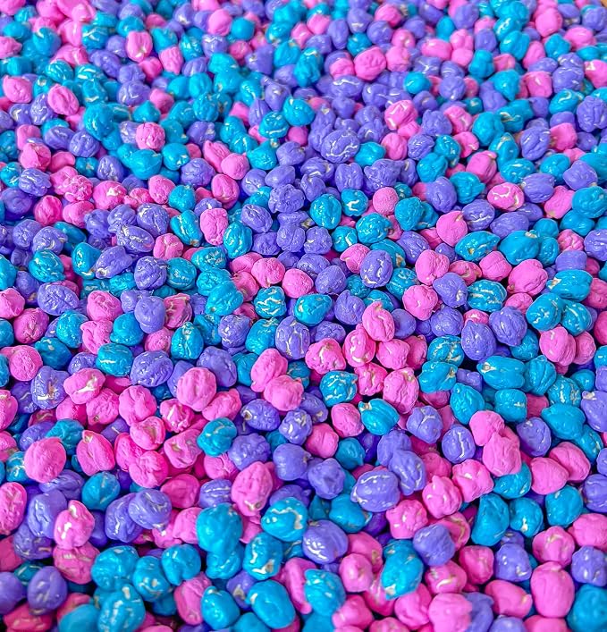 Colored Chickpeas for Sensory Play and Sensory Bins - Many Different Seasonal Colors (4 Cups, Unicorn)