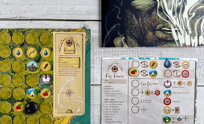 Corps of Discovery: Fog Expansion | Survival Challenge with Hidden Terrain Rules, 1–4 Players, Ages 14+, Comes with new Gear, and Destiny cards!