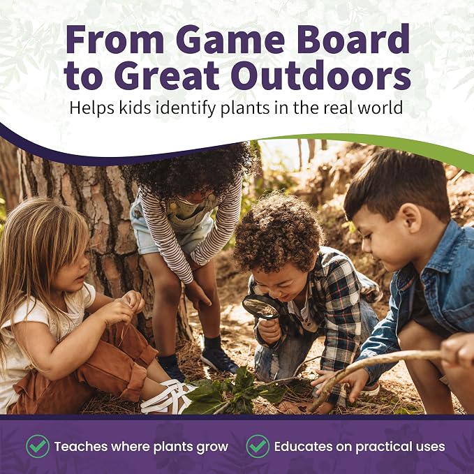 Wildcraft! Cooperative Board Game, Learn 25 Herbs, Family Game for Kids 4+ | Herbal Learning Game for Homeschool & Classroom Activities & More, Educational Board Game for Kids 4+ with Bonus Printables