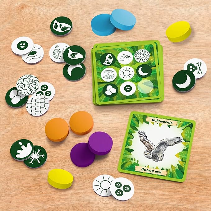 HABA Animals of The World Bingo Set – Educational Animal Bingo Game for Kids 8+, STEM Toys for Families & Learning Resources Toys for Classrooms