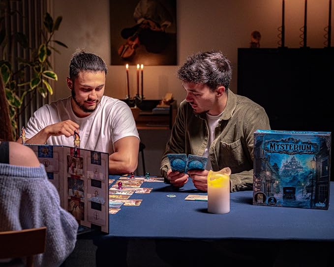 Mysterium Board Game (2025 Refresh) | Cooperative Psychic Mystery Game, Updated Components & New Cards for Family Kids & Adults, Ages 10+, 3-7 Players, 45 Mins