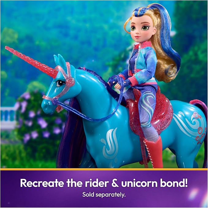Unicorn Academy 11-inch River Figure, Dolls & Unicorn Toys, Ages 4+ | Power of Friendship, Poseable Head, Brushable Mane & Tail, Recreate Show Moments, Storytelling Play, Birthday Gifts for Girls