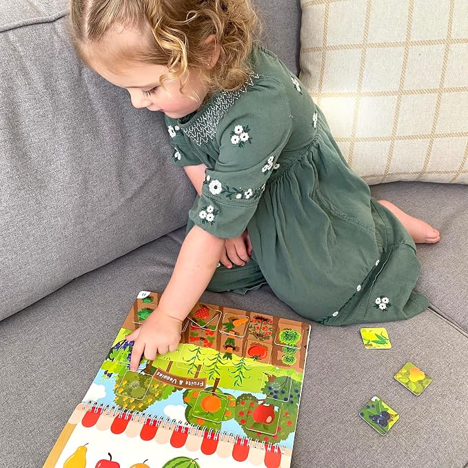 BenBen Busy Book for Toddlers 3-5, Pre-Assembled, 30 Pages, Airplane Toys | Preschool Learning Activities, Montessori Learning Toys, Educational Activity Book, Arts and Crafts for Kids, Birthday Gift